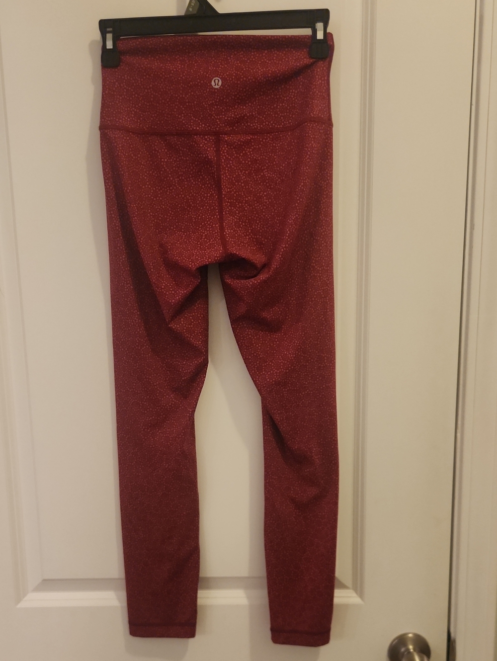 Lululemon Burgundy High-Waist Leggings - Picture 3 of 5